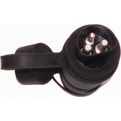 Eclairage, signalisation - Consommables 12/24V - Hf- Prise 3 Plots Male 12V 32A 6Mm2 Av Presse Etoupe