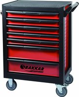 Equipement d'atelier - Manutention - Servante Rouge 7 Tiroirs