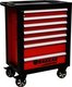 Equipement d'atelier - Manutention - Servante 7 Tiroirs Rouge (97Cm) Sans Accessoires *Dt*