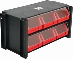 Equipement d'atelier - Manutention - Casier Gerbable 6 Tiroirs