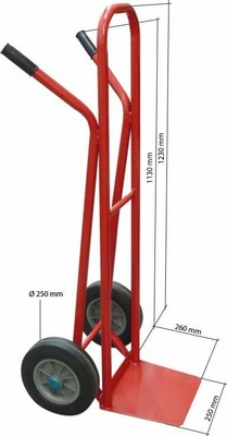 Equipement d'atelier - Manutention - Diable 180 Kgs - Roues Increvables