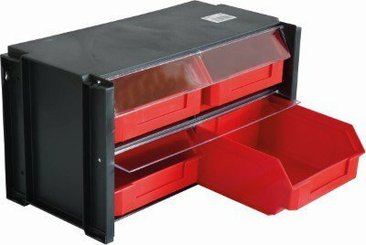 Equipement d'atelier - Manutention - Casier Gerbable 4 Tiroirs
