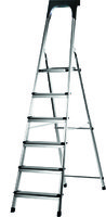 Equipement d'atelier - Manutention - Escabeau Alu / Acier 5 Marches Avec Porte Outils