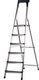 Equipement d'atelier - Manutention - Escabeau Alu / Acier 6 Marches Avec Porte Outils