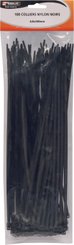 Eclairage, signalisation - Consommables 12/24V - 100 Colliers Nylon 4.8X300 Noir