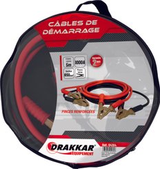 Batteries et accessoires - Câbles - Cable De Demarrage Cuivre 50Mm2 5M Pince Laiton 1000A - Professionnel