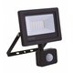 Electricité - Projecteur LED - Projecteur Led Extra Plat 20W Noir Av. Detecteur