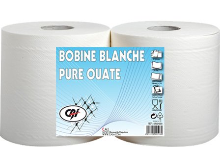 Consommables atelier - Hygiène - Papier Essuyage Blanc 1000 X2 - PROMO