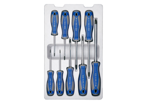 Equipement d'atelier - Outillages à main - Jeu de 9 tournevis Torx Tamper T8 à T40