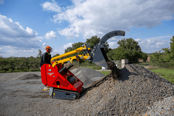 Transport - Porte outils, porte engins - Porte-outils sur chenilles ERKULE