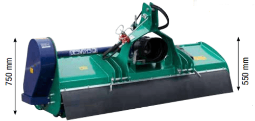 Entretien - Broyeur axe horizontal - Broyeur fixe viti-arbo FRONT-CUT