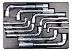 Equipement d'atelier - Outillages à main - Thermoformé 12 clés à pipe 8, 10-14, 16-19, 22 24mm PROMO