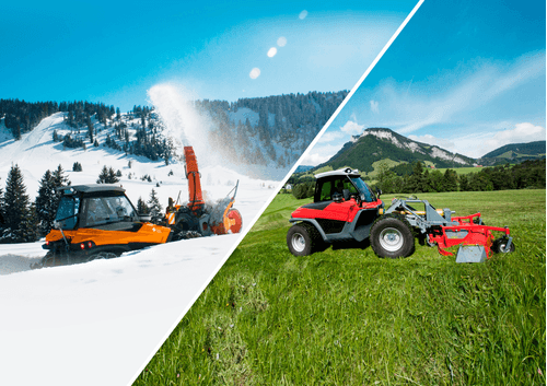 Entretien - Equipement entretien - Tracteur de pente porte outils TERRATRAC TT 