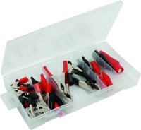 Eclairage, signalisation - Consommables 12/24V - Assortiment 28 Pinces Crocodile
