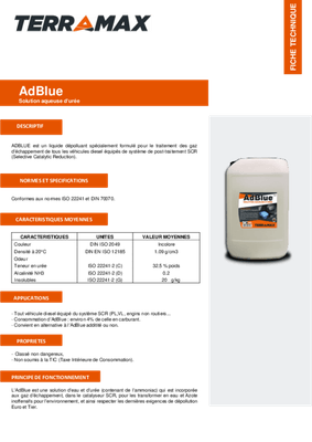 Carburant et transfert - Additifs - AdBlue 25L