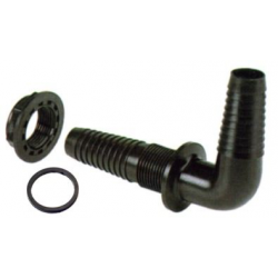 Pulvérisation - Raccords - Hf- Kit P.Cloison Coude D13 1/2"