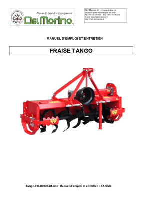 Terre - 3 points travail du sol - Fraise rotative déportable TANGO 105 C