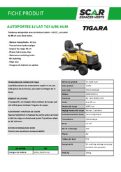 Herbes et entretien - Tondeuse autoportée diesel - Tondeuse autoportée à éjection latérale TG 14/86 HLM