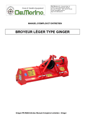 Herbes et entretien - 3 points entretien - Broyeur GINGER 106 C