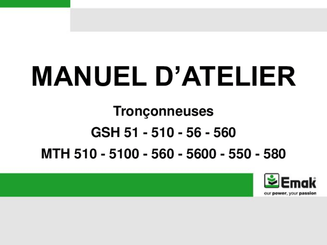 Bois - Tronçonneuses thermique - Tronçonneuse GSH 560