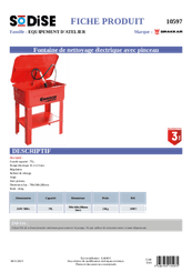 Equipement d'atelier - Autres - Fontaine de nettoyage électrique
