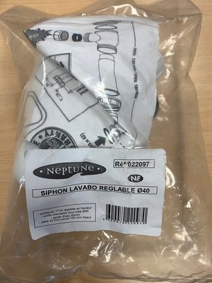 Plomberie - Raccords PVC - "Siphon Lavabo Reglable 1""1/4-40"