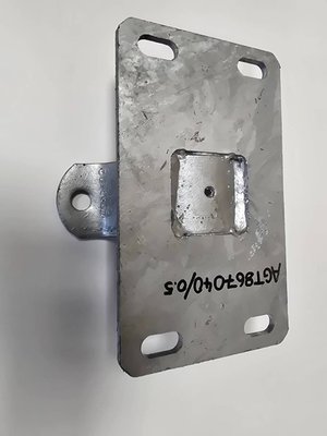 Elevage - Accessoires tubulaires - Demi Bride Simple Support Poteau Pour Reception Quick-Lock Pour Verrou Dans L'Ax