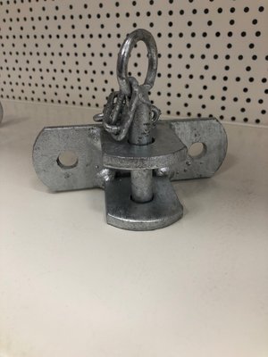 Elevage - Accessoires tubulaires - Fixation Simple Plat Soude A L Inverse ( La Paire )