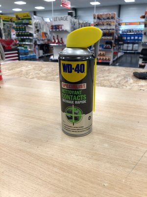 Consommables atelier - Dégrippants - AEROSOL WD40 SPECIALIST NETTOY.CONTACT 400ML
