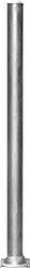 Elevage - Accessoires tubulaires - Poteau, d = 102 mm, L = 2,25 m  Sur platine 200x200 mm