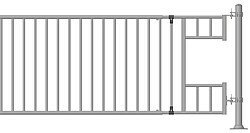 Elevage - Accessoires tubulaires - Avant panneau-veaux, abreuvoir