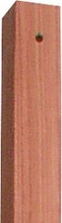 Elevage - Accessoires tubulaires - Piquet en bois dur, 1,80 m, 38x38 mm, auto-isolant