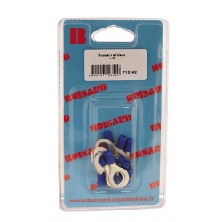 Eclairage, signalisation - Consommables 12/24V - Hf- 10 Cosses Oeil Bleues D.10