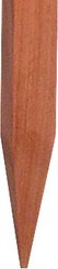 Elevage - Accessoires tubulaires - Piquet en bois dur, 1,80 m, 38x38 mm, auto-isolant