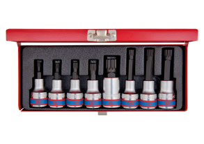 Equipement d'atelier - Outillages à main - Coffret de douilles 1/2" Spline M5-6-8-10-16