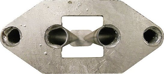 Elevage - Accessoires tubulaires - Enfonce-pieux pour piquets cruciformes recyclés, hauteur 1,00 m