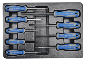 Equipement d'atelier - Outillages à main - Module servante 9 tournevis Torx T8 - T40