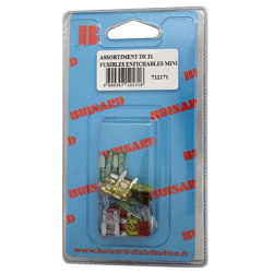 Eclairage, signalisation - Consommables 12/24V - Hf- 21 Fusibles Mini Enfichable