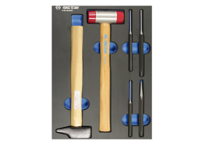 Equipement d'atelier - Outillages à main - Module mousse + PP 6pcs marteaux chasses