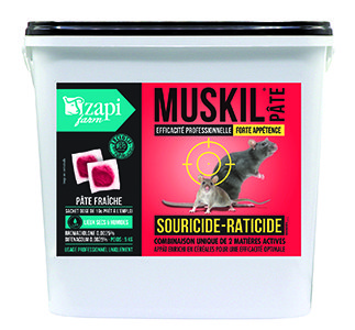 Lutte anti-nuisibles - Produits anti-nuisibles - Raticide souricide p�te 5 kg