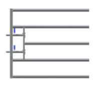 Elevage - Accessoires tubulaires - Avant Barriere Lv5 - 2M50