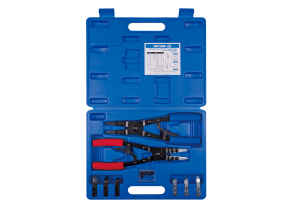 Equipement d'atelier - Outillages à main - Jeu de Pinces circlips 15pcs int-ext 267mm becs interchangeables PROMO