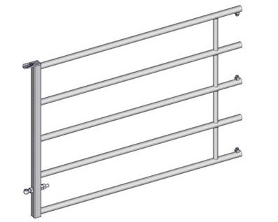 Elevage - Accessoires tubulaires - Arriere Herbage - 4M50 - (Pour Longueur 5/6M)