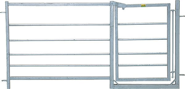 Elevage - Accessoires tubulaires - Claie avec porte pivotante, ovins, largeur : 2,75 m, galvanisée