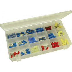 Eclairage, signalisation - Consommables 12/24V - Coffret 100 Cosses Panachees