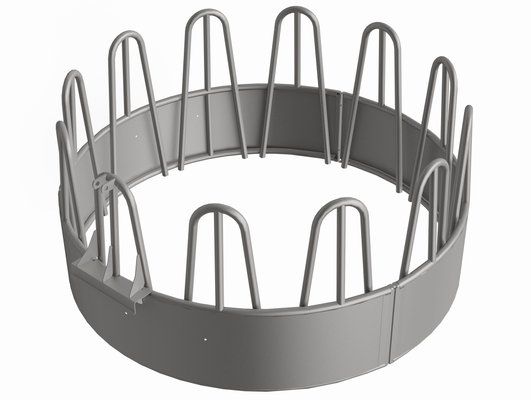 Elevage - Accessoires tubulaires - Ratelier Circulaire Arceaux Avec Attelage PROMO