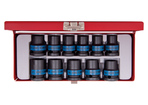 Equipement d'atelier - Outillages à main - Coffret de douilles à choc 1/2" 11 pièces