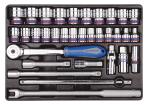 Equipement d'atelier - Outillages à main - Thermoformé 33 pièces 1/2"