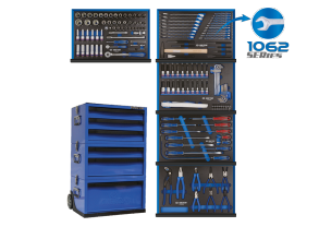 Equipement d'atelier - Outillages à main - Servante modulable 874516BA + 163 outils plateaux EVAWAVE