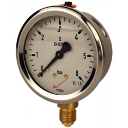 Pulvérisation - Mesures - Hf-Manomètre Ech. Standard D63 0 A 6B Fixation Periph.